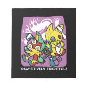 Bloc-note Chats déplaisants Halloween Art : Paw-sitly Fright (Devant)