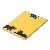 Bloc-note Chats noirs sournois | Cool Kitty Cat Lover's Funn (Tourné)