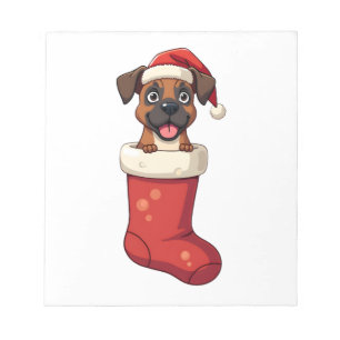 Bloc-note Chaussette de Noël Boxer