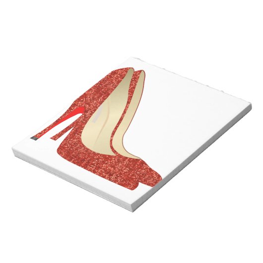 Bloc-note chaussons rubis (Tourné)