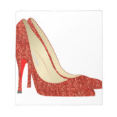 Bloc-note chaussons rubis (Devant)