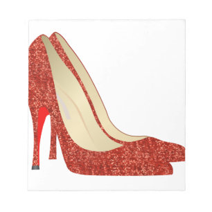 Bloc-note chaussons rubis