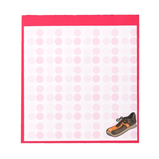 Bloc-note Chaussure à exécution mignonne (Devant)