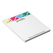 Bloc-note Chaussure Diva Attitude colorée (Incliné)