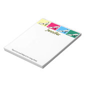 Bloc-note Chaussure Diva Attitude colorée (Tourné)