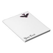 Bloc-note Chauve-souris d'Halloween (Incliné)