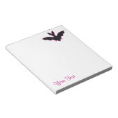 Bloc-note Chauve-souris d'Halloween (Incliné)