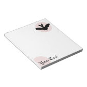 Bloc-note Chauve-souris drôle (Incliné)