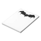 Bloc-note Chauve-souris vampire de fusion gothique (Tourné)