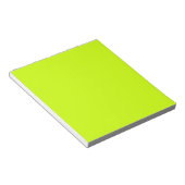 Bloc-note Chaux électrique Couleur solide (Incliné)