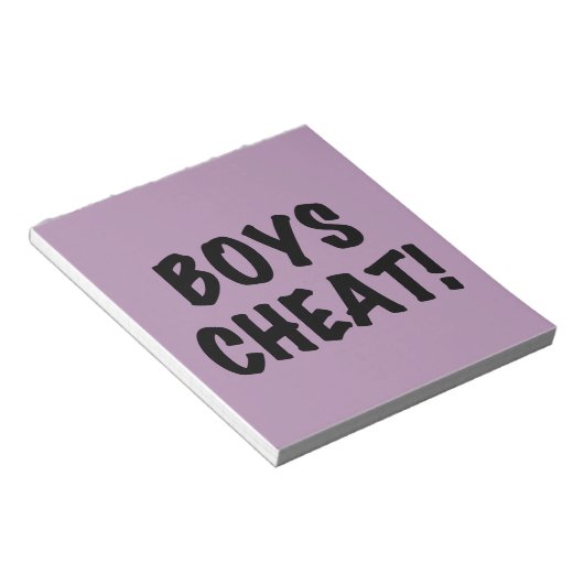 Bloc-note Cheat de Boys (Incliné)