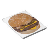 Bloc-note Cheeseburger Sur Le Sesame Seed Bun (Incliné)