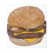 Bloc-note Cheeseburger Sur Le Sesame Seed Bun (Devant)