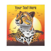 Bloc-note Cheetah African Feline Wild Animal (Devant)