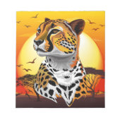 Bloc-note Cheetah African Feline Wild Animal (Devant)