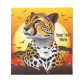 Bloc-note Cheetah African Feline Wild Animal (Devant)
