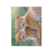 Bloc-note Cheetah Animal Nature Faune Affection Soin (Tourné)
