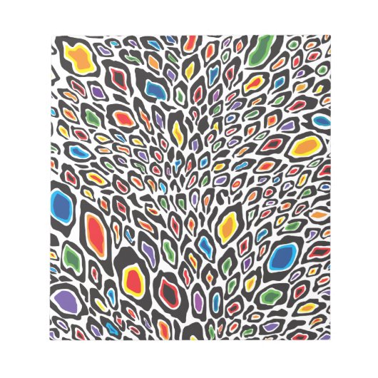 Bloc-note Cheetah psychédélique (Devant)