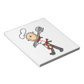 Bloc-note Chef avec pince à salade (Incliné)
