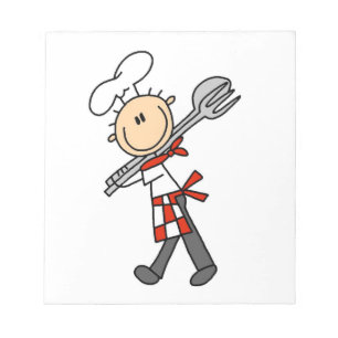 Bloc-note Chef avec pince à salade