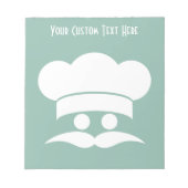 Bloc-note Chef custom color notepad (Devant)
