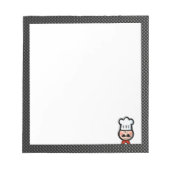 Bloc-note Chef élégant (Devant)