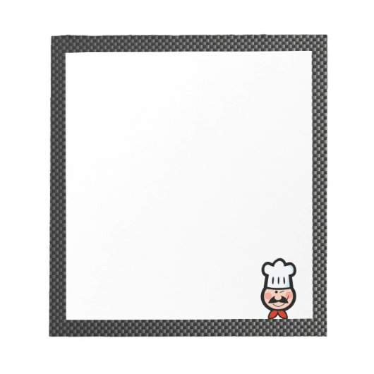 Bloc-note Chef élégant (Devant)