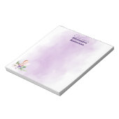 Bloc-note Chef pâtissier Ustensiles de cuisine Aquarelle vio (Tourné)