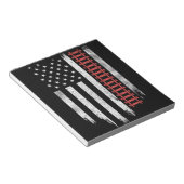 Bloc-note Chemin de fer américain modèle Drapeau (Incliné)