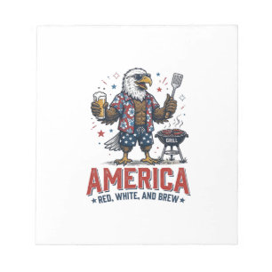 Bloc-note Chemise America Red White And Brew Eagle BBQ (7)_1