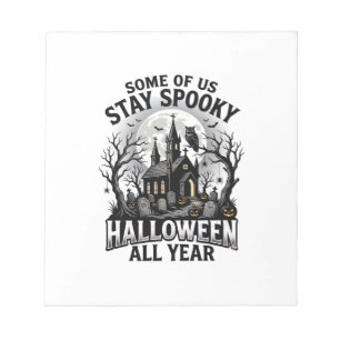 Bloc-note Chemise de cimetière d'Halloween pour les fans de
