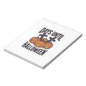 Bloc-note Chemise de compte à rebours d'Halloween Dessin de  (Tourné)