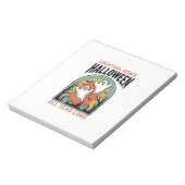 Bloc-note Chemise de compte à rebours d'Halloween Graphique (Tourné)