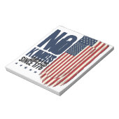 Bloc-note Chemise de conception de drapeau patriotique sans  (Tourné)