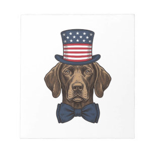 Bloc-note Chemise de conception de gravure vintage de chien