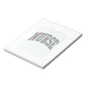 Bloc-note Chemise de conception de lettrage universitaire fl (Tourné)