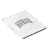 Bloc-note Chemise de conception de lettrage universitaire fl (Incliné)