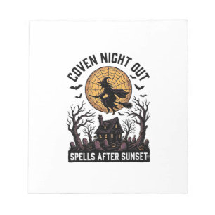 Bloc-note Chemise de coven hanté Maison de sorcière vintage