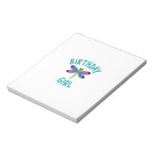 Bloc-note Chemise de fille d'anniversaire tee de fête d'anni (Tourné)