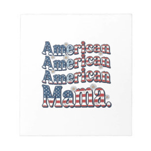 Bloc-note Chemise de gravure vintage patriotique American Ma
