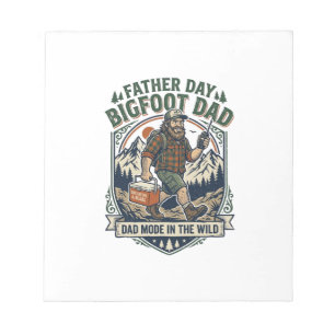 Bloc-note Chemise de papa Bigfoot pour la fête des pères, ca
