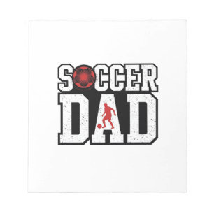 Bloc-note Chemise de papa de football vintage en typographie