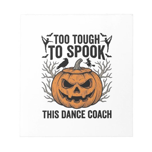 Bloc-note Chemise de professeur de danse Halloween Pumpkin G (Devant)