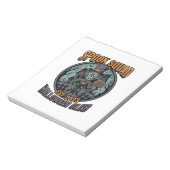 Bloc-note Chemise de zombie Halloween drôle de l'équipe Spoo (Tourné)