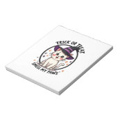 Bloc-note Chemise drôle de chat d'Halloween - Cadeau mignon (Tourné)