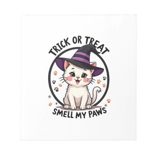 Bloc-note Chemise drôle de chat d'Halloween - Cadeau mignon (Devant)