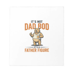 Bloc-note Chemise Fun Body Papa Figure Ours Bière_1