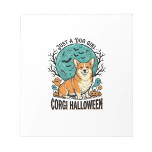 Bloc-note Chemise Halloween Corgi pour filles aimant les chi