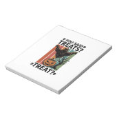 Bloc-note Chemise Halloween Fantôme avec Pun de friandise ef (Tourné)