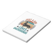 Bloc-note Chemise pour amateur de teckel Graphique de chien (Tourné)